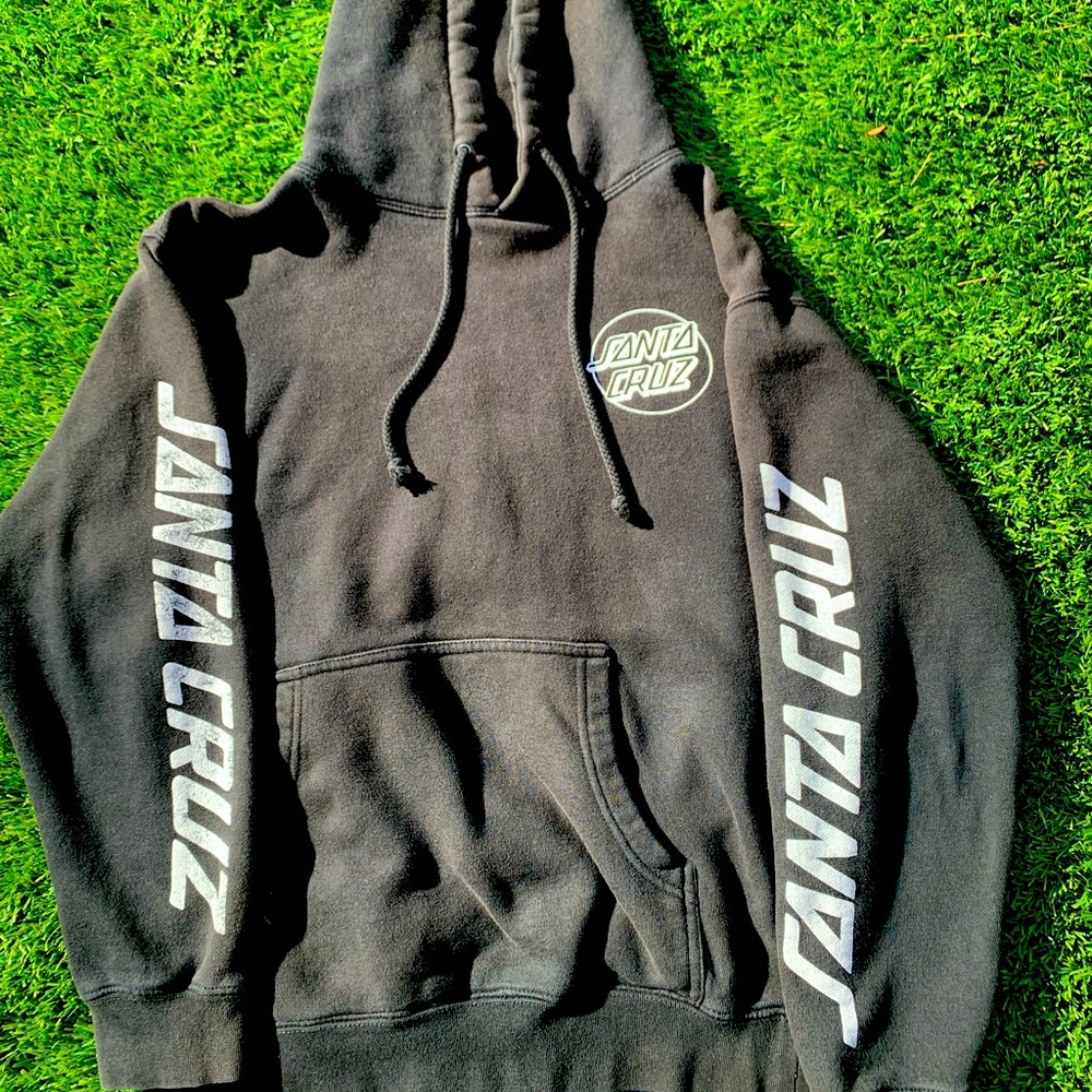 Black Santa Cruz Hoodie